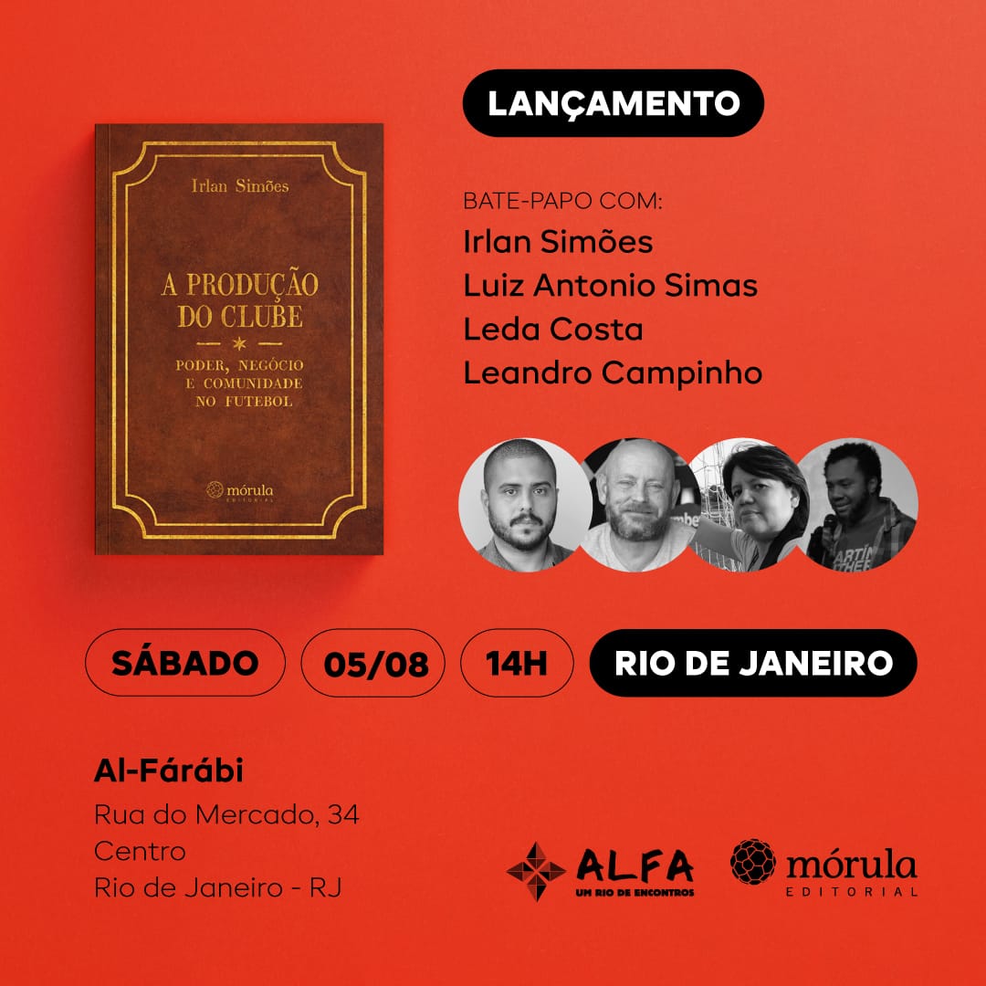 Lançamento do Livro “A PRODUÇÃO DO CLUBE” no Centro do Rio de Janeiro