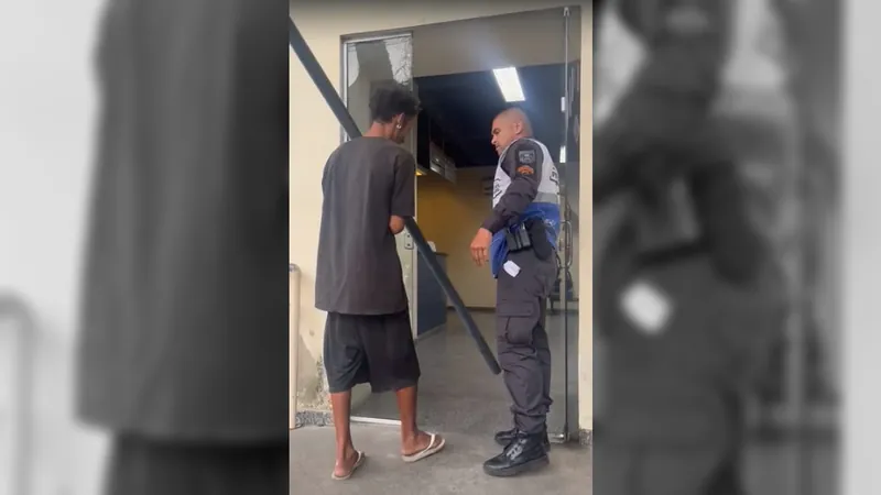Homem é preso em Niterói após tentar furtar um poste