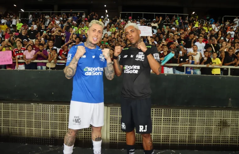 MCs Poze do Rodo e Daniel Promovem Partida de Futebol Beneficente