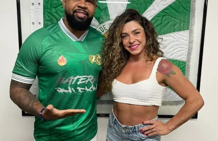 Nova rainha de bateria da Mocidade é Fabíola de Andrade, esposa do bicheiro Rogério Andrade