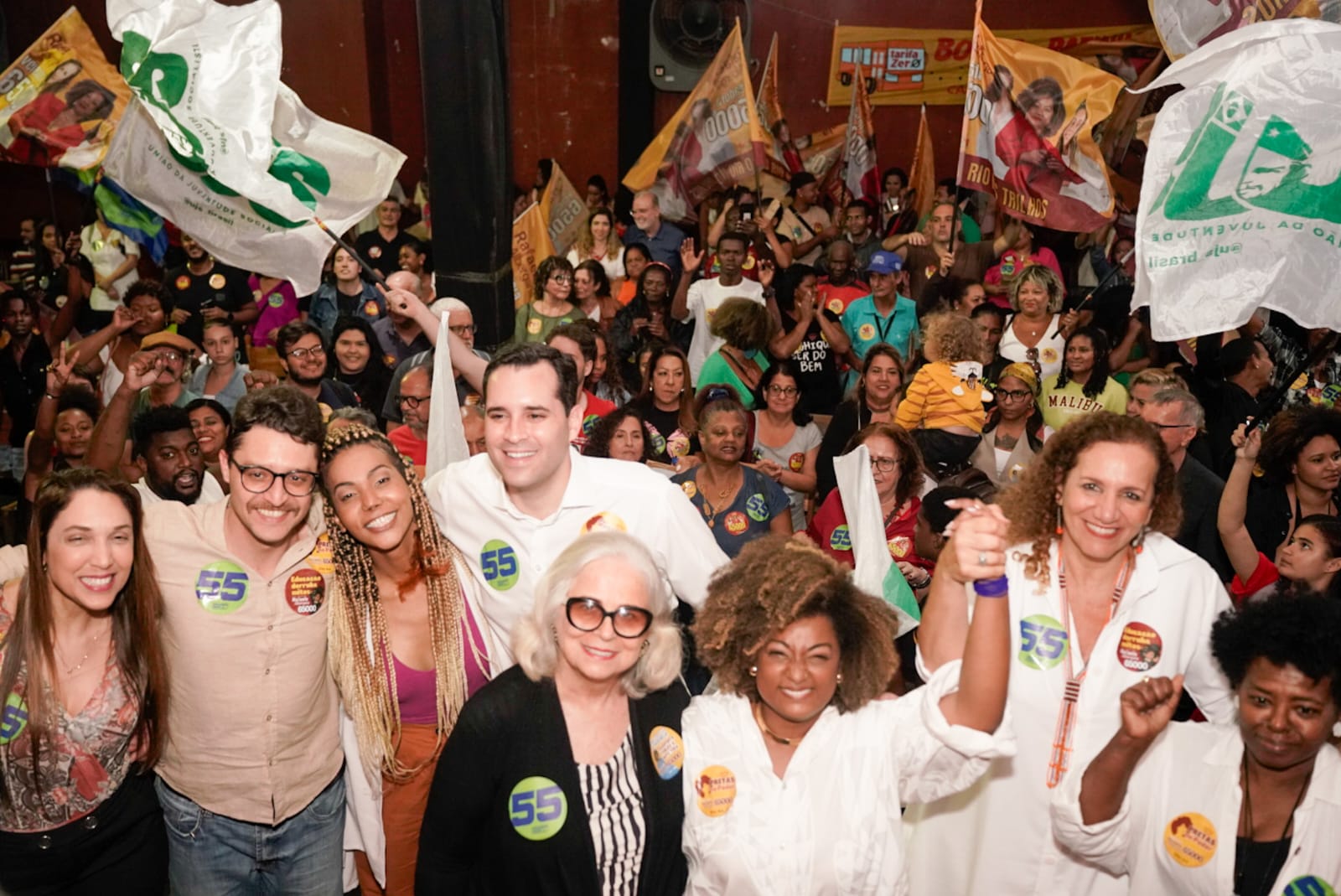 Bola Preta lota no lançamento da candidatura de Rafaela Albergaria para vereadora do Rio