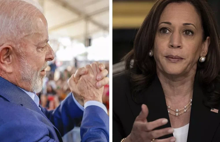 Lula manifesta apoio a Kamala Harris nas eleições americanas