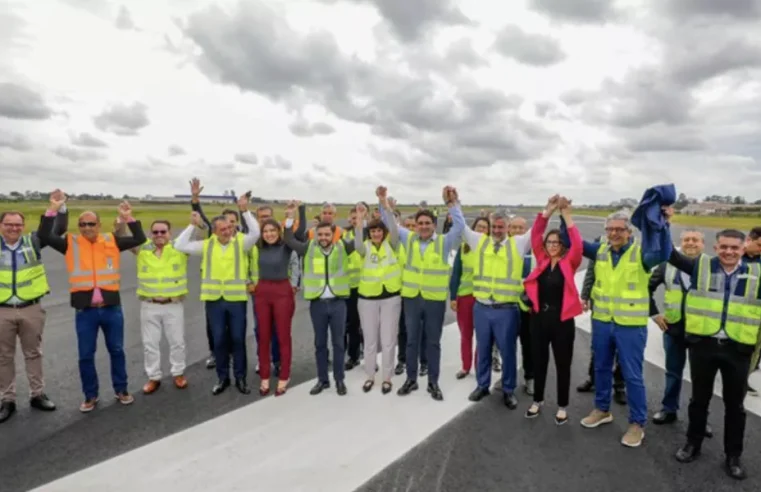 Aeroporto Salgado Filho em Porto Alegre reabre após restauração pós-enchente