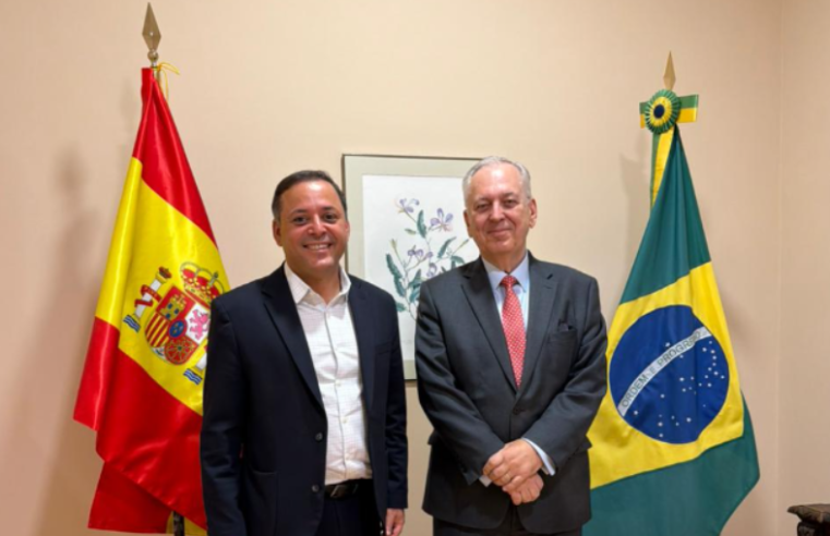 Na sede do governo da Espanha, Rodrigo Neves destaca importância de investimentos privados do país em Niterói
